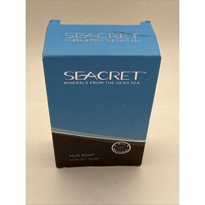 Seacret Minerals From The Dead Sea Mud Bar Soap Gentle Skin Cleanser 125g=4.4oz